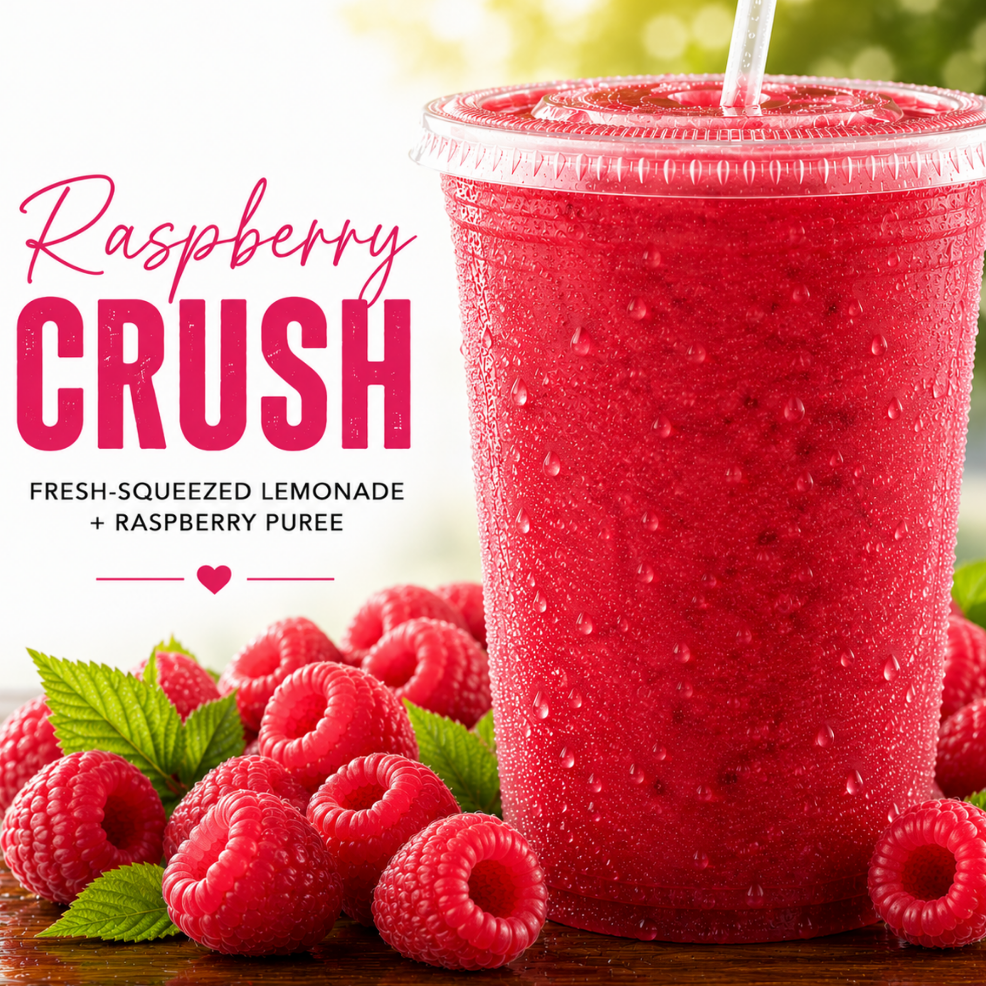 Raspberry Crush Lemonade