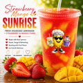 Strawberry Mango Sunrise Lemonade
