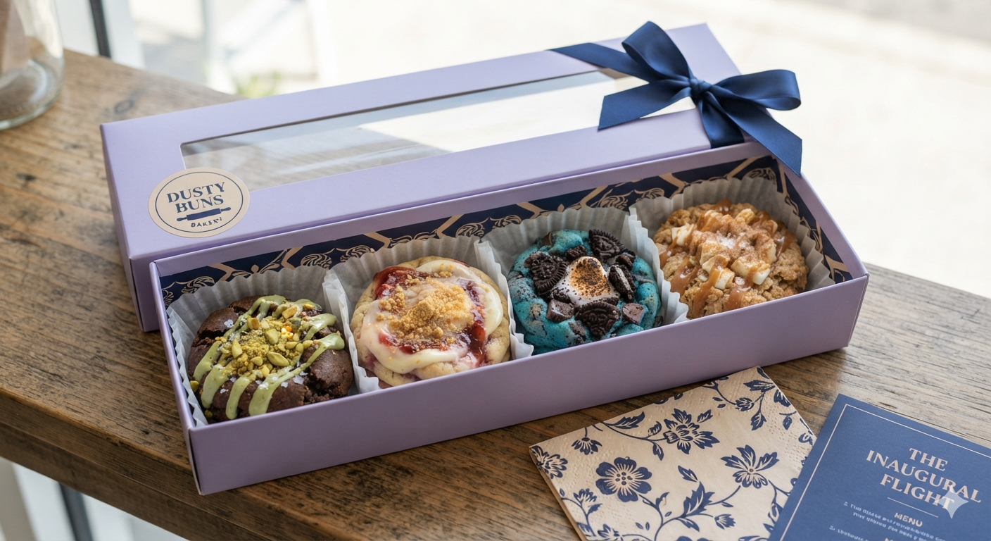 The Inaugural Cookie Flight Box (4-Pack)